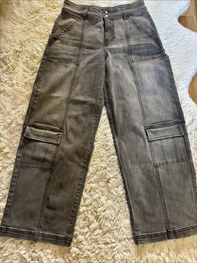 VENUS Cargo Wide Leg Pants Gray Size 4